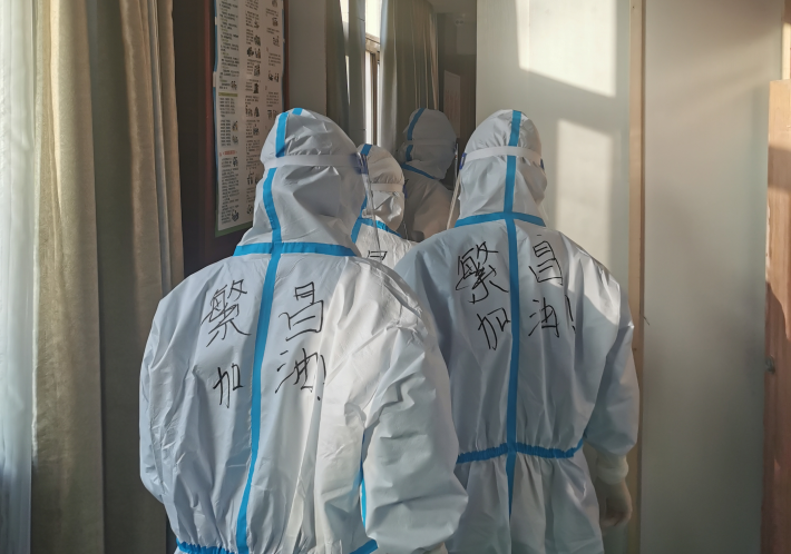從景區(qū)員工變成奮斗在一線的“大白”！繁昌加油！